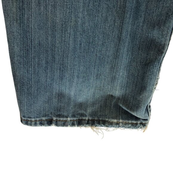 Levis Mens Jeans 559 Relaxed Straight Distressed Grunge 36x34 - Picture 8 of 11